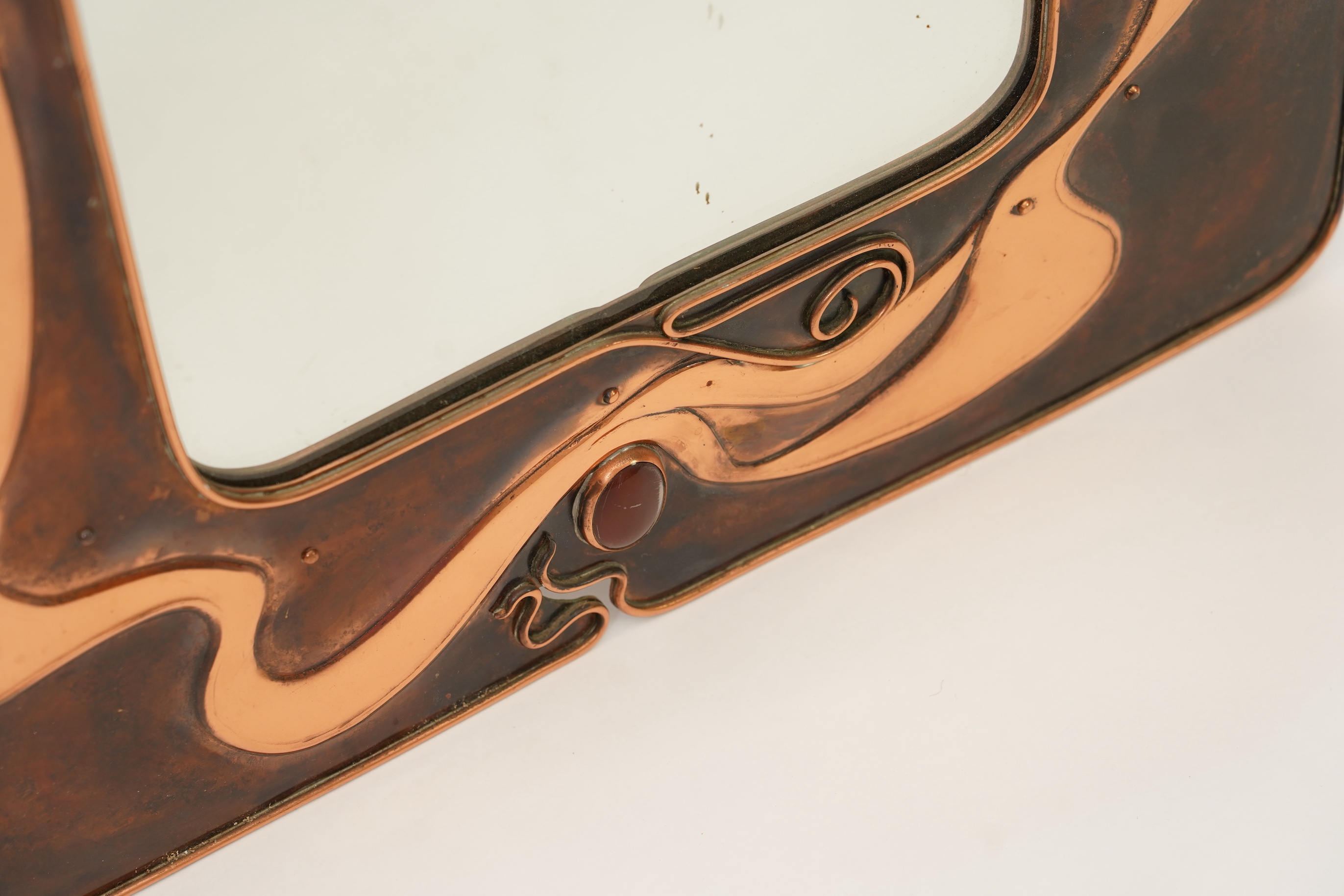 Sam Fanaroff BEM, 1926-2019, A patinated copper wall mirror